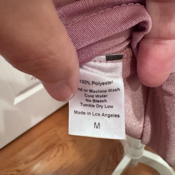 Lucy in the Sky Pink Ruched Bodycon Mini Dress Medium - Picture 7 of 8